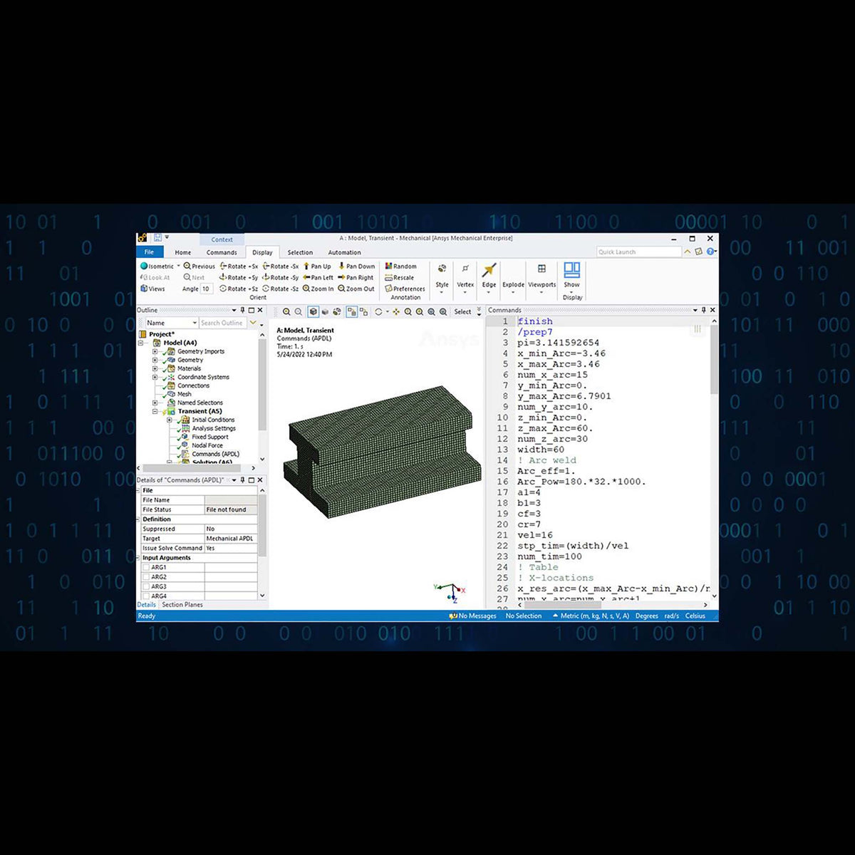 FEA 203 - Ansys Mechanical Workbench Commands Training